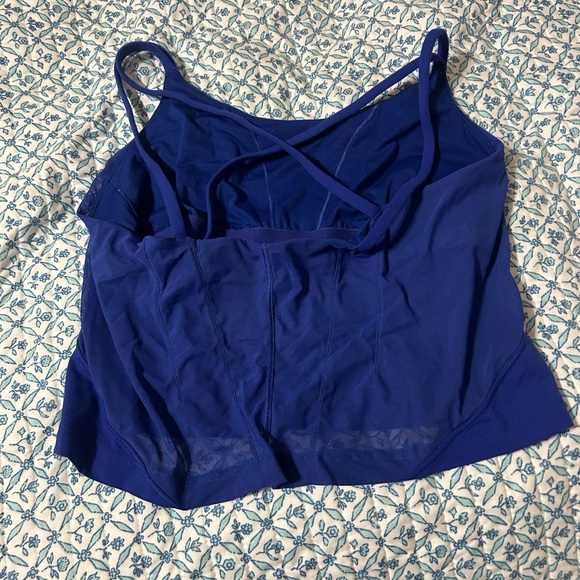 Blue Strappy Tank Top - Picture 3 of 3